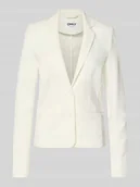 Marynarki i żakiety damskie - Żakiet taliowany z mieszanki wiskozy model ‘POPTRASH’ - miniaturka - grafika 1