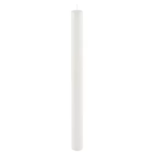 Biała wysoka świeczka Ego Dekor Cylinder Pure, 53 h - Świece - miniaturka - grafika 1