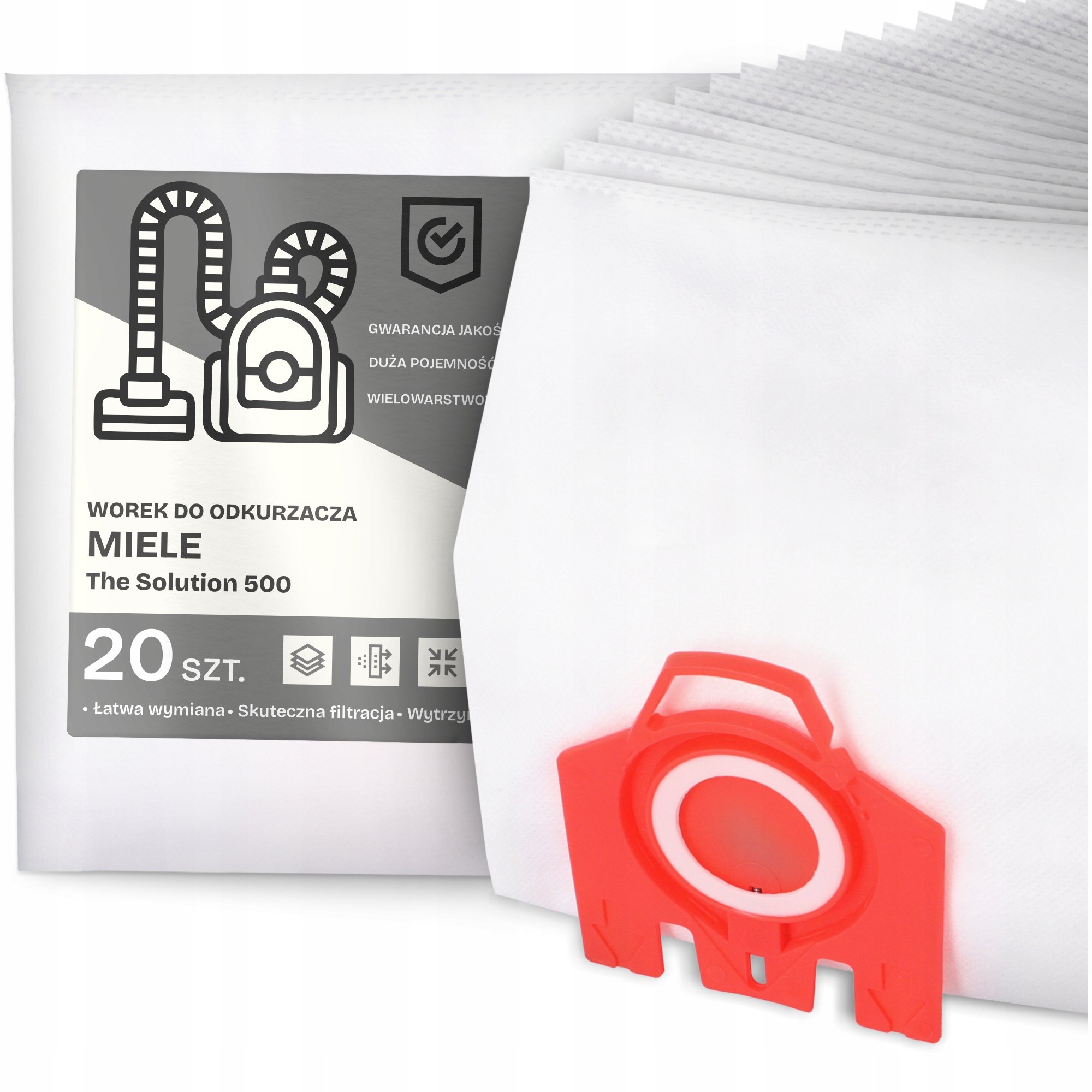 20x Worek do Odkurzacza Miele The Solution 500 Syntetyczny Torba Worki G9