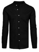 Koszule męskie - Koszula męska czarna Dstreet DX2571 - miniaturka - grafika 1