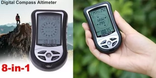 E.C.D. E.C.D ALTIMETR Wysokościomierz+Prognoza Pogody+Barometr+Kompas+Termometr+Zegar+Podświetlenie+ - Inne urządzenia pomiarowe - miniaturka - grafika 1