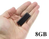 Podsłuchy - Luxury Dyktafon  Dyktafon cyfrowy podsłuch pendrive 8GB 192KBPS 11H uniwersalny 427-uniw - miniaturka - grafika 1