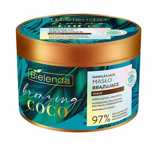 Bielenda BRONZING COCO Nawilżające masło brązujące do ciała, 200ml - Balsamy i kremy do ciała - miniaturka - grafika 1