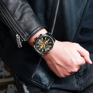 Zegarek Curren ZEGAREK MĘSKI CURREN 8351 (zc022c) - CHRONOGRAF 8351 - Zegarki męskie - miniaturka - grafika 5
