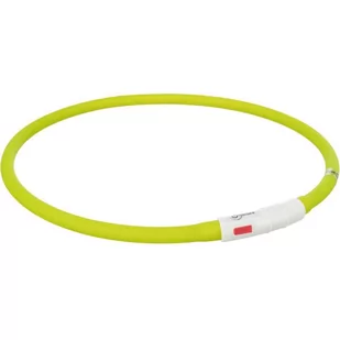 Trixie Opaska świecąca USB, dla psa, zielona, silikon, XSXL: 70 cm/ 10 mm, - Pozostałe akcesoria dla psów - miniaturka - grafika 1