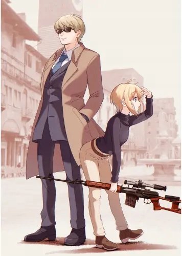 Plakat Anime Gunslinger Girl gsg_027 A2 (custom)