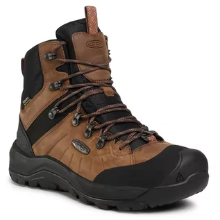 Buty trekkingowe damskie - Trekkingi KEEN - Revel IV Mid Polar 1024136 Dark Earth/Caramel Cafe - grafika 1