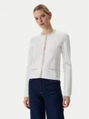 Swetry damskie - Guess Kardigan W6RR42 Z4422 Écru Regular Fit - miniaturka - grafika 1