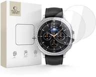 Akcesoria do smartwatchy - SZKŁO HARTOWANE TECH-PROTECT GLASS FIT+ 2-PACK SAMSUNG GALAXY WATCH 8 CLASSIC 46 MM CLEAR - miniaturka - grafika 1