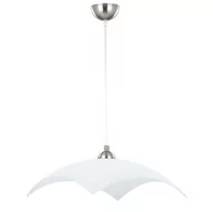 Lampy sufitowe - Alfa Drackar 1599.50 lampa wisząca zwis 1x60W E27 chrom/biała - miniaturka - grafika 1
