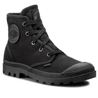 Botki damskie - Trapery Palladium Pampa HI 92352-060 Czarny - miniaturka - grafika 1