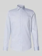 Koszule męskie - Koszula biznesowa o kroju slim fit z listwą guzikową - miniaturka - grafika 1
