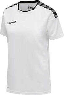 Hummel Hummel HmlAuthentic Poly Jersey damska koszulka z dżerseju S/S biały biały L 204921-9001 - Koszulki i topy damskie - miniaturka - grafika 1