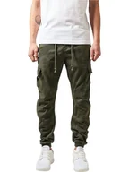 Spodnie męskie - Urban Classics Bojówki w kolorze khaki - miniaturka - grafika 1