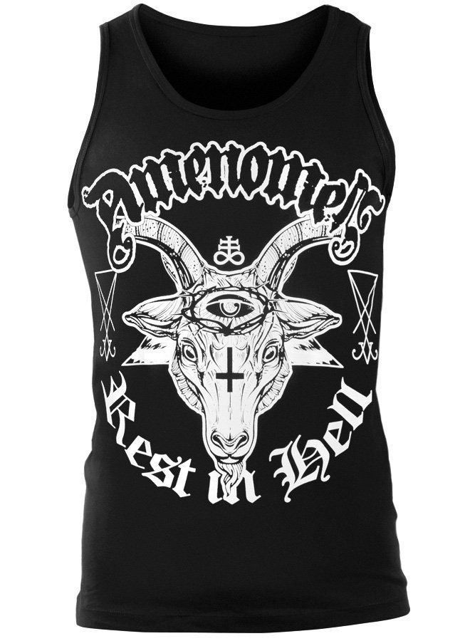 koszulka na ramiączkach AMENOMEN - REST IN HELL (OMEN122KR)-M