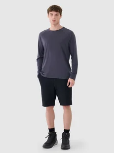 4F Spodenki trekkingowe 4Way Stretch męskie 4FWSS25TFSHM0877-20S Czarny Roz. XL - Spodenki męskie - miniaturka - grafika 1