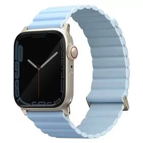 Pasek wymienny Uniq Revix Premium Edition Reversible na Apple Watch 38/40/41mm (UNIQ-41MM-REVPARTSBLU) Niebieski - Akcesoria do smartwatchy - miniaturka - grafika 1