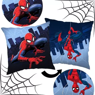 MARVEL Spider-Man Poduszka kwadratowa, poduszka ozdobna 35x35 cm, OEKO-TEX - Kołdry i poduszki dla dzieci - miniaturka - grafika 1
