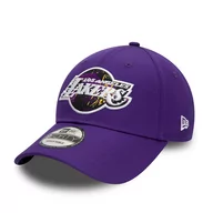 Czapki męskie - Czapka z daszkiem męska New Era 9FORTY Los Angeles Lakers NBA Print Infill Cap - miniaturka - grafika 1