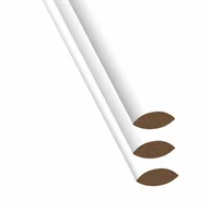 Akcesoria do drzwi - Ćwierćwałek maskujący do ościeżnicy stałej biały Uni Classen - miniaturka - grafika 1