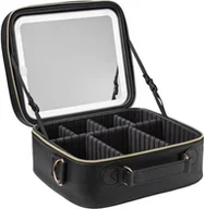 Lusterka do makijażu - Enne Glow up travel makeup mirror and bag with LED light - miniaturka - grafika 1