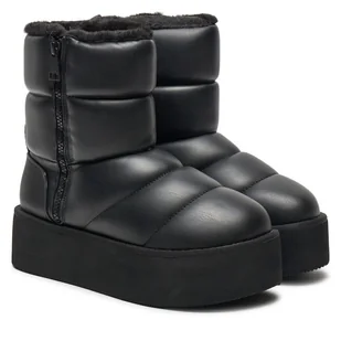 Śniegowce KARL LAGERFELD KL48554 Czarny - Śniegowce damskie - miniaturka - grafika 1