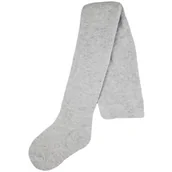 Rajstopy dziecięce - Rajstopy bawełniane dziecięce Noviti RB001-G-06 Szare gładkie - miniaturka - grafika 1