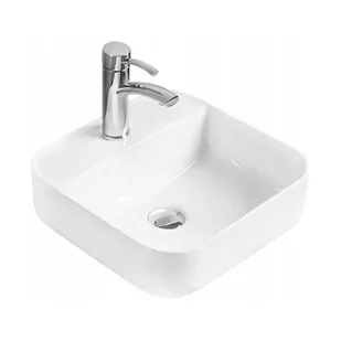 Mexen Silvia umywalka nablatowa 39 x 39 cm biała - 21863900 - Umywalki - miniaturka - grafika 1