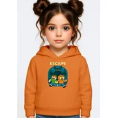 Bluzy dla dziewczynek - BLUZA DZIECIĘCA Z KAPTUREM 99 NOCY W LESIE ROBLOX 134-140 PREZENT - miniaturka - grafika 1