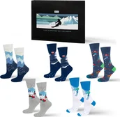 Skarpety termoaktywne - Soxo Zestaw 5x Skarpetki męskie damskie narciarstwo idealna na prezent 3540 - miniaturka - grafika 1