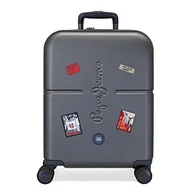 Walizki - Pepe Jeans Kay Walizka kabiny Niebieski 40x55x20 cms Twarde mocowanie ABS Zamknięcie TSA Wbudowany 37L 3,22 kg 4 koła Podwójne bagaż ręczny, niebieski, Maleta, Walizka kabinowa - miniaturka - grafika 1