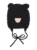 Czapeczki dla niemowląt - Steiff Czapka w kolorze czarnym - miniaturka - grafika 1