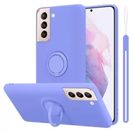 Etui i futerały do telefonów - Pokrowiec Do Samsung Galaxy S21 PLUS w LIQUID JASNY FIOLET Etui TPU Obudowa Ochronny Case Cover Plecki Cadorabo - miniaturka - grafika 1