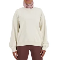 Bluzy sportowe damskie - Bluza New Balance WT41500LIN - beżowa - miniaturka - grafika 1