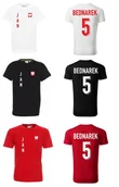 Koszulki sportowe męskie - Koszulka Polska JAN BEDNAREK 5 jr - miniaturka - grafika 1