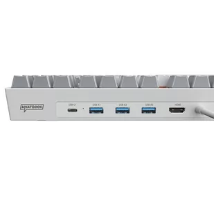 3inuS 87-Key 5-in-1 Mechanical Keyboard Hub Dual USB-C Cable Hot-Swappable - Blue Switches - Klawiatury - miniaturka - grafika 2