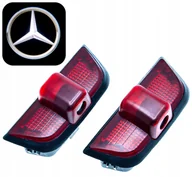 Akcesoria tuningowe - Mercedes Benz Led Logo Projektor Hd lampka drzwi Klasa C W204 S204 T204 - miniaturka - grafika 1