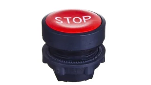 Schneider Electric zb5aa434 Flush głowa gałka gałka, czerwony Flush zestawy  22 federrueckzug "Stop" ZB5AA434 - Wyłączniki światła i elektryczne - miniaturka - grafika 1