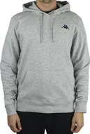 Bluzy męskie - Kappa Kappa Vend Hooded 707390-15-4101M szare S - miniaturka - grafika 1