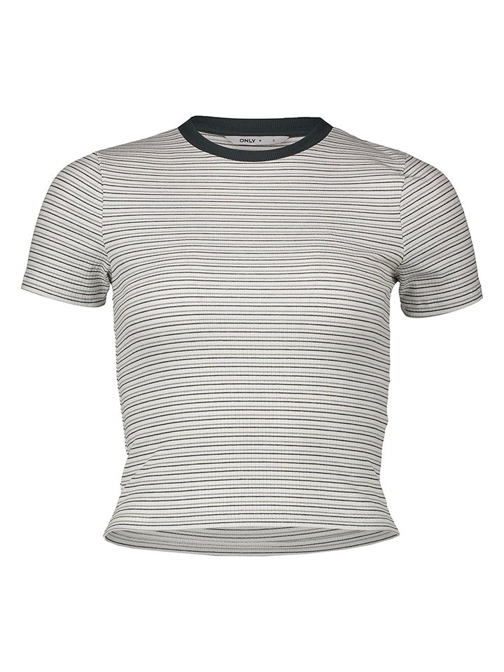 ONLY Koszulka w kolorze kremowo-szarym
