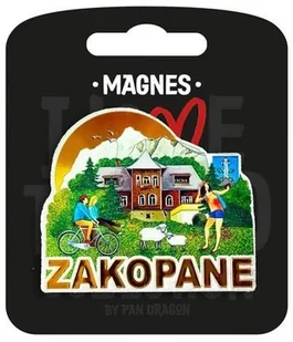 Magnes I love Poland Zakopane ILP-MAG-C-ZAK-36 - Magnesy - miniaturka - grafika 1