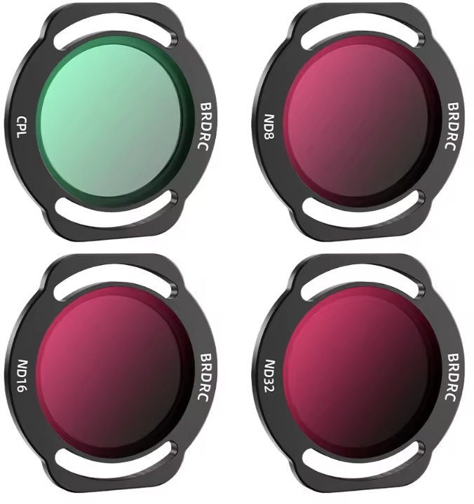 ZESTAW FILTRÓW POLARYZACYJNY CPL ULTRAFIOLETOWY MCUV SZARY ND32 ND64 DO DRONA DJI NEO