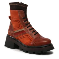 Botki damskie - Trapery Maciejka 05624-08/00-7 Czerwony - miniaturka - grafika 1