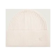 Czapki damskie - Calvin Klein Wełniana czapka - miniaturka - grafika 1