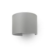 Lampy ogrodowe - V-tac kinkiet zewnętrzny LED VT-759 6W 3000K 660lm szary okrągły IP65 A+ SKU 7083 7083 - miniaturka - grafika 1