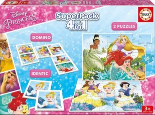 Educa Zestaw Disney Princesses 17198 - Gry planszowe - miniaturka - grafika 1