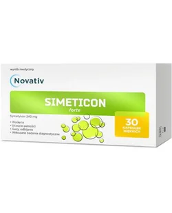 Novativ simeticon forte 30 kapsułek miękkich - Układ pokarmowy - miniaturka - grafika 1