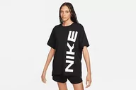 Koszulki i topy damskie - Nike W NSW Tee Air T-Shirt Damski, Czarny/biały, XL - miniaturka - grafika 1