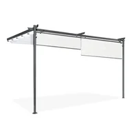 Kratki i pergole - Pergola tarasowa przyścienna SPRINT WALL PLUS 4x2,7m Anthracite/White - HARDMAISTER - miniaturka - grafika 1