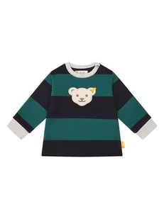 Steiff Bluza w kolorze czarno-zielonym - Bluzy i sweterki niemowlęce - miniaturka - grafika 1